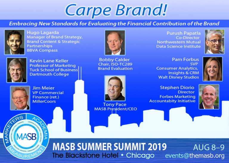 MASB Summer Summit 2019 Marketing Accountability Standards Board MASB