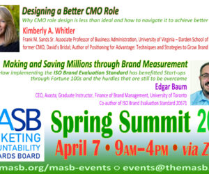 MASB Spring Summit: CMO Role, Brand Measurement & more