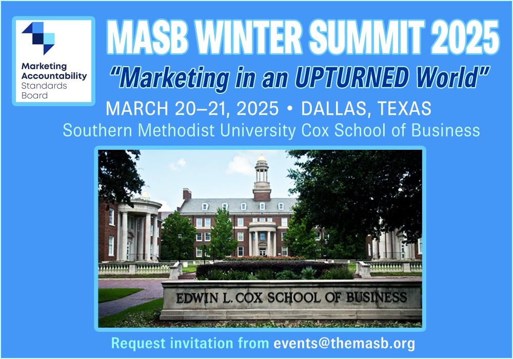 SMU Cox School to Host MASB Winter Summit Marketing Accountability