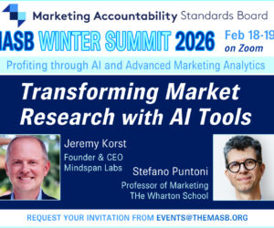Transforming Market Research with AI | MASB Winter Summit 2026