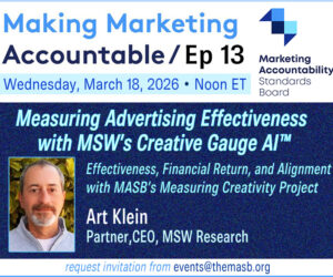 Measuring Advertising Creativity Effectiveness | Mar 18 Webinar