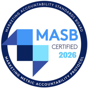 MASB marketing metric certification seal