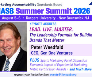 Weedfald to Reveal Brand-Building Leadership Formula at MASB Summit